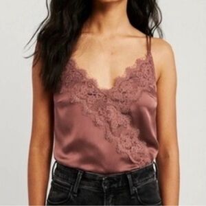 Abercrombie Satin Lace Bodysuit